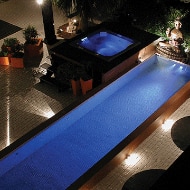Outdoor pool lighting