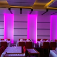 Restaurant lighting detail