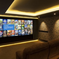 Home cinema cove lighting