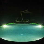 Circular pool lighting
