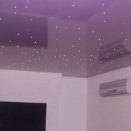 Star ceiling - Fibre optic lighting