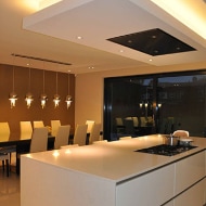 LED lighting kitchen detail