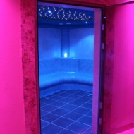 Interior sauna lighting