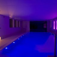 Interior swimming pool lighting