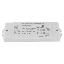 24V 30W DALI 2 & Push Dimmable LED Driver